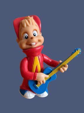 10/$25 Vintage 1991 KFC Alvin and the Chipmunks PVC Figure